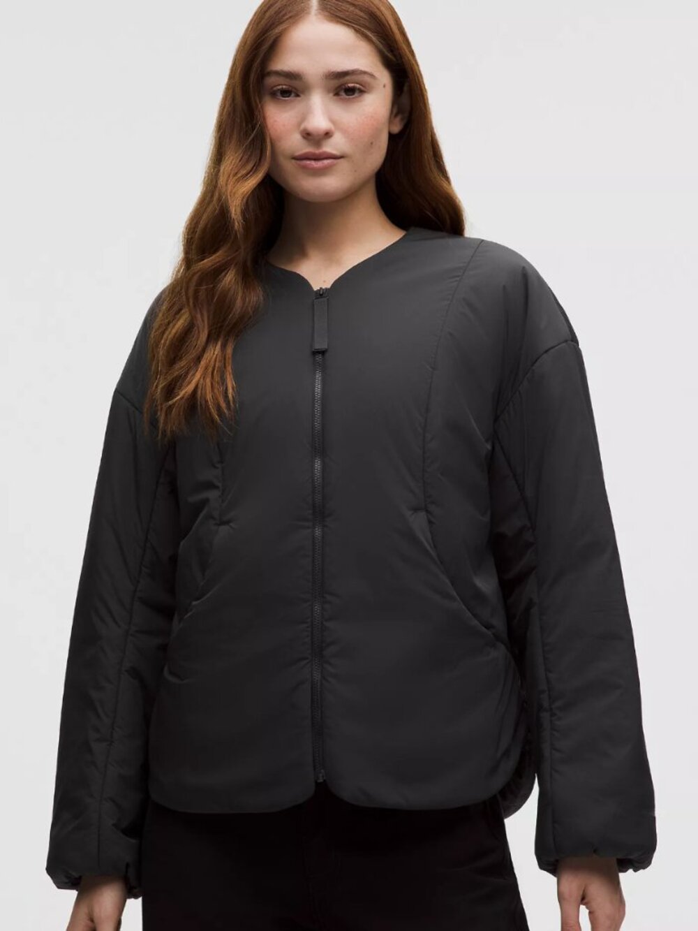 Lululemon Black Women's ThermoZen Insulated Jacket Puffer Collarless XS